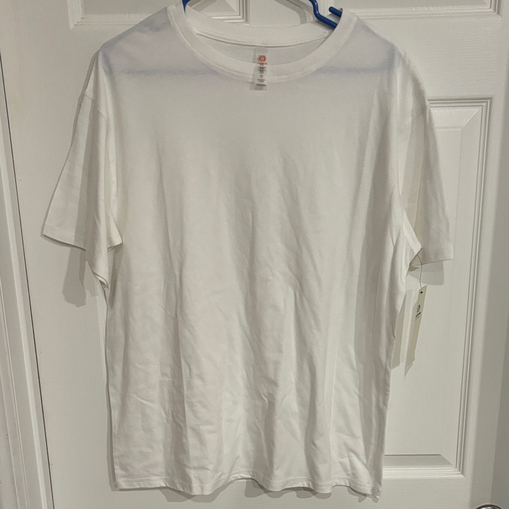 Mono B White Short Sleeve Tee